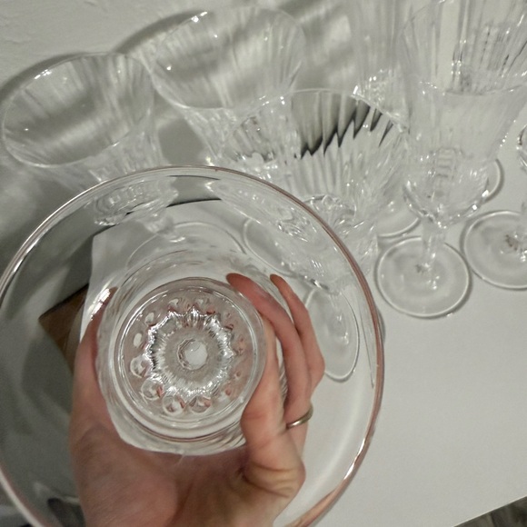 Crystal glass set - Picture 4 of 4